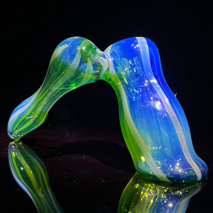 Fumed Bubbler Glass Pipe Mary Jane's Glass   