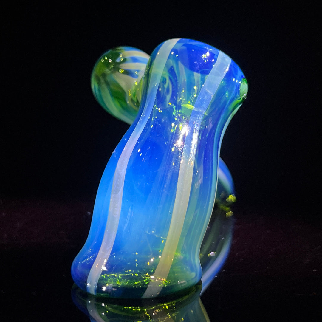 Fumed Bubbler Glass Pipe Mary Jane's Glass   