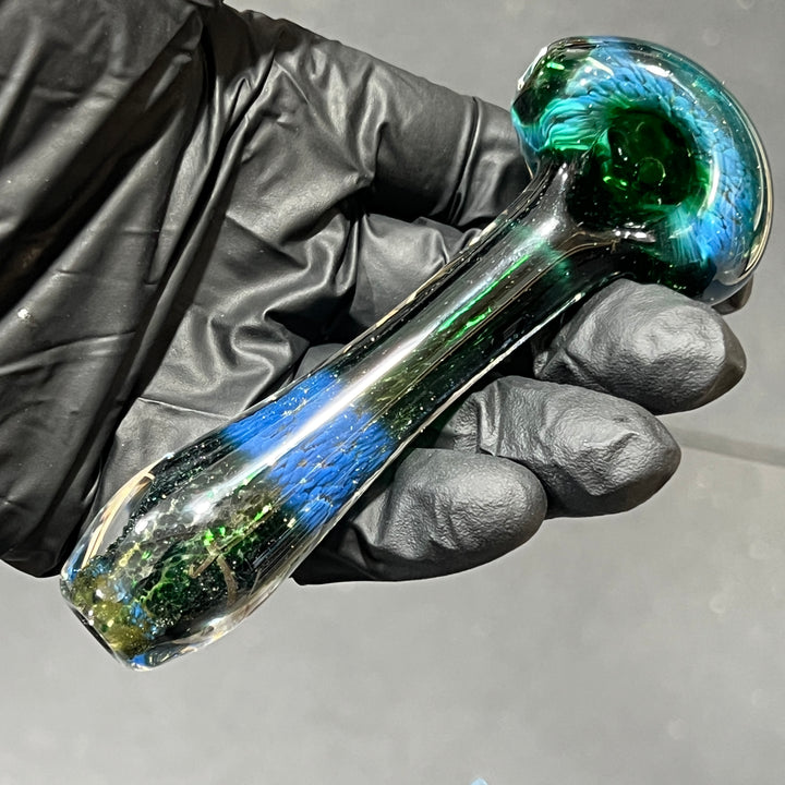 Exp Green Frit Pipe Glass Pipe Beezy Glass