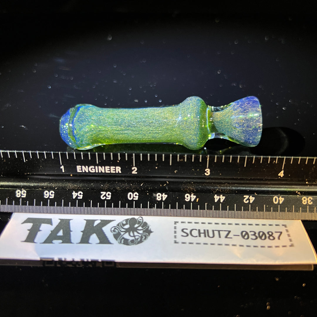 Rainforest Moss Chillum Glass Pipe Schutz Glass   