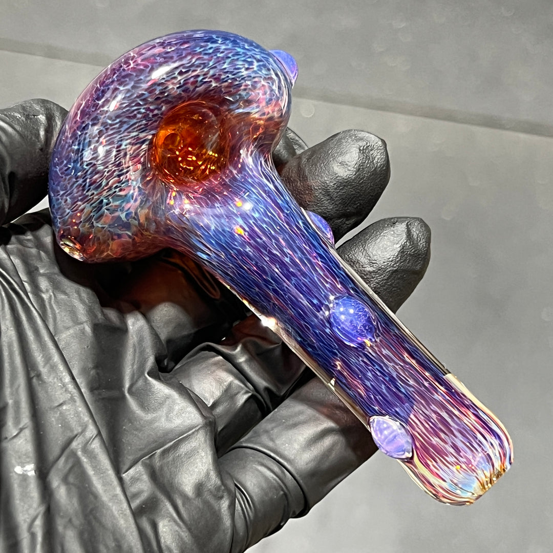 Thick Purple Pipe Glass Pipe Chuck Glass