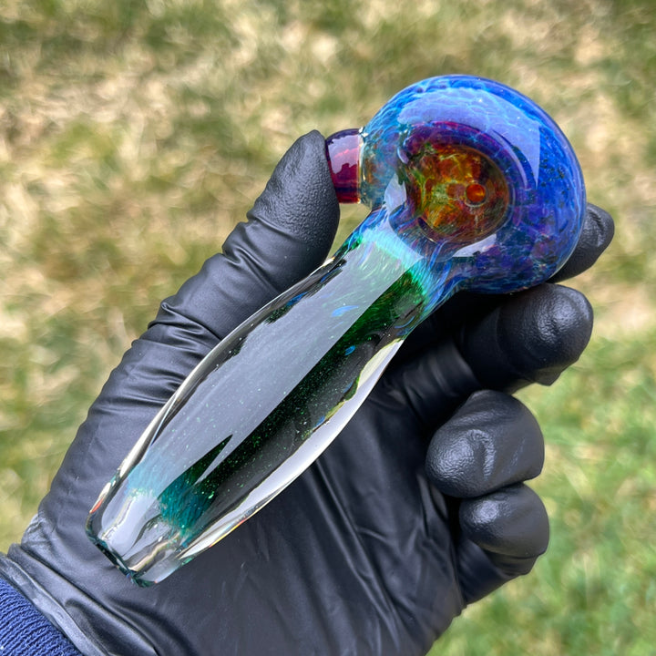 Purple Moss Pipe Glass Pipe TG   