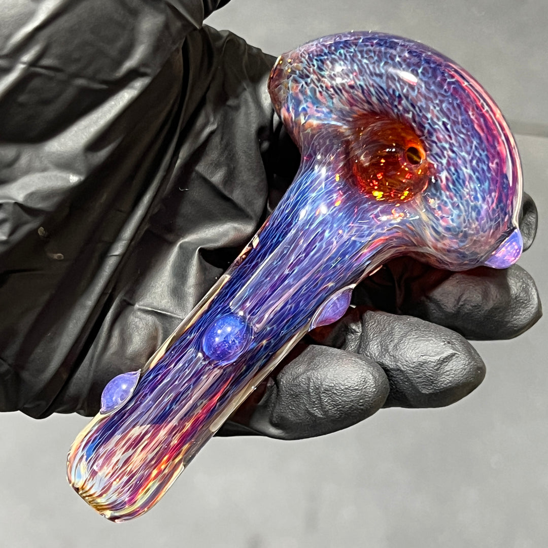 Thick Purple Pipe Glass Pipe Chuck Glass