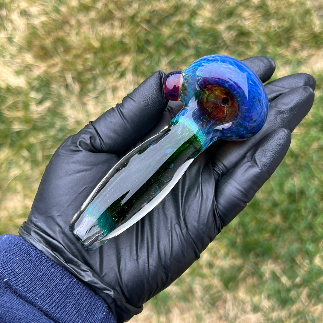 Purple Moss Pipe Glass Pipe TG   