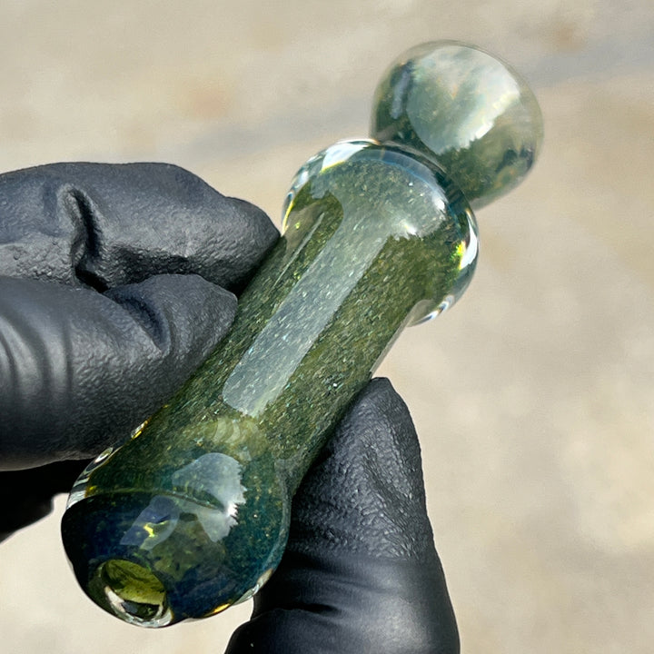 Rainforest Moss Chillum Glass Pipe Schutz Glass   