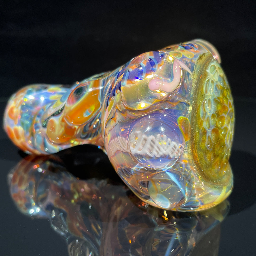 Molten Thick and Twisted Pipe Glass Pipe Molten Imagination