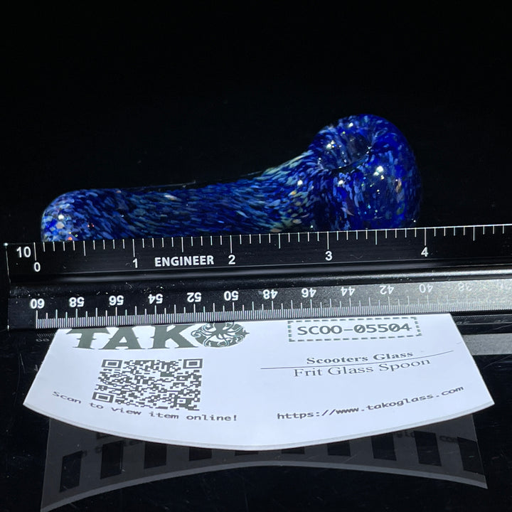 Frit Glass Spoon Glass Pipe Scooters Glass   