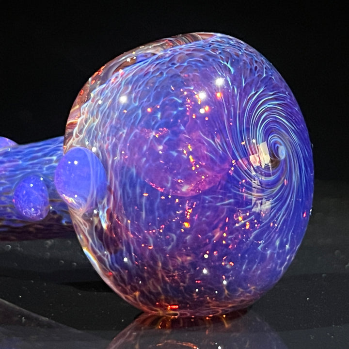 Thick Purple Pipe Glass Pipe Chuck Glass