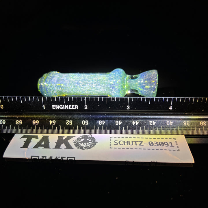 Rainforest Moss Chillum Glass Pipe Schutz Glass   