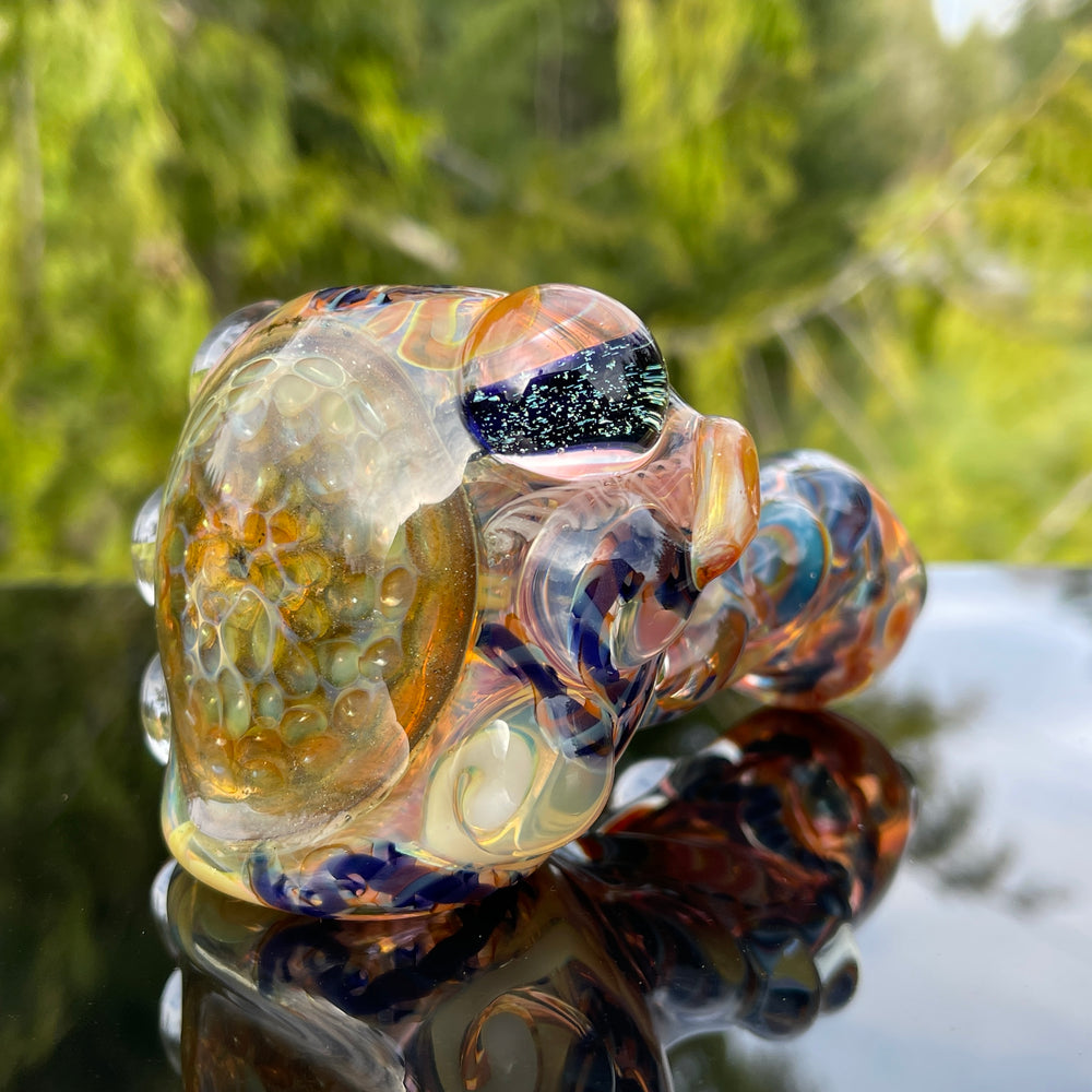 Molten Thick and Twisted Pipe Glass Pipe Molten Imagination