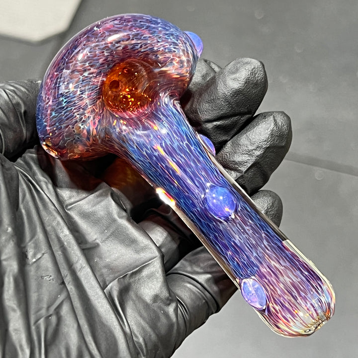 Thick Purple Pipe Glass Pipe Chuck Glass