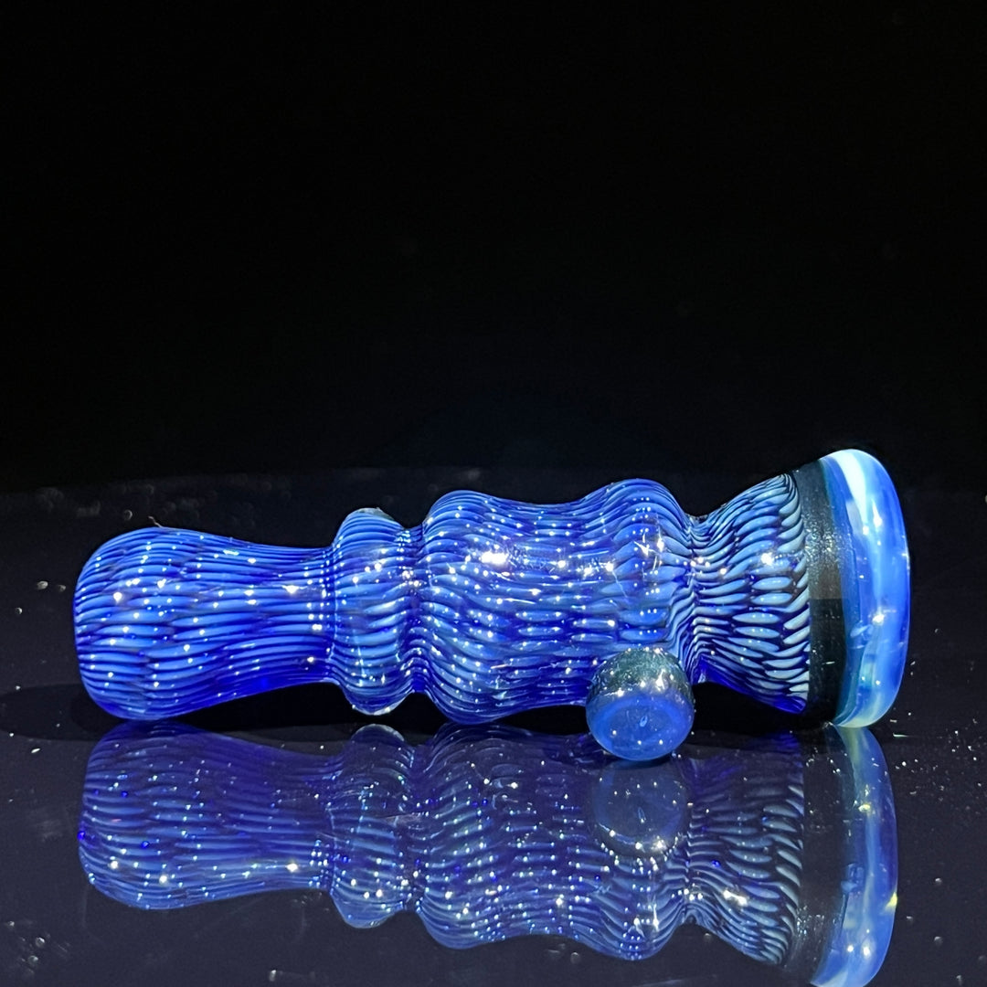 Snakeskin Bat Large Glass Pipe Firekist Glass   