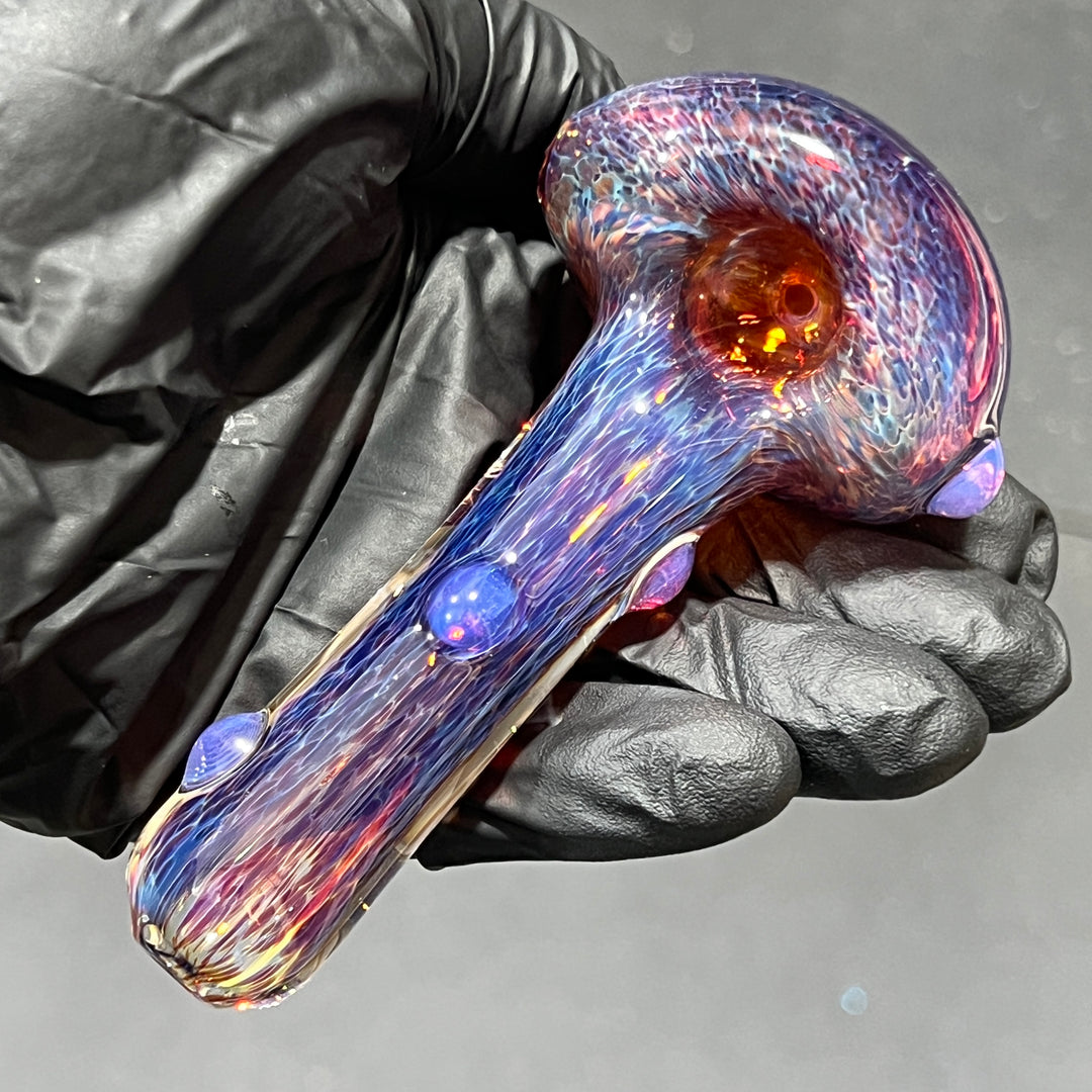 Thick Purple Pipe Glass Pipe Chuck Glass