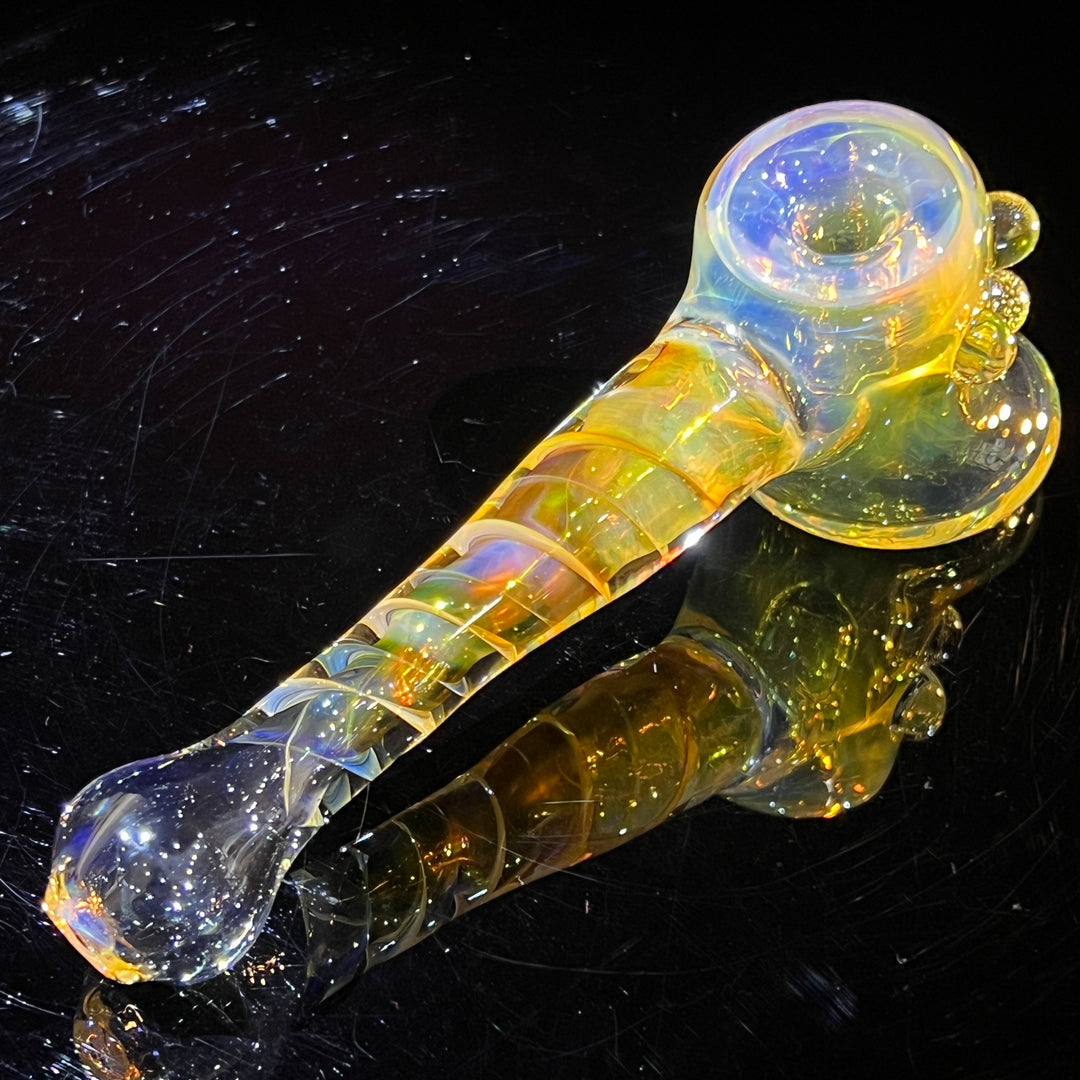 Silver Fumed Hash Hammer Glass Pipe Crondo Glassics   