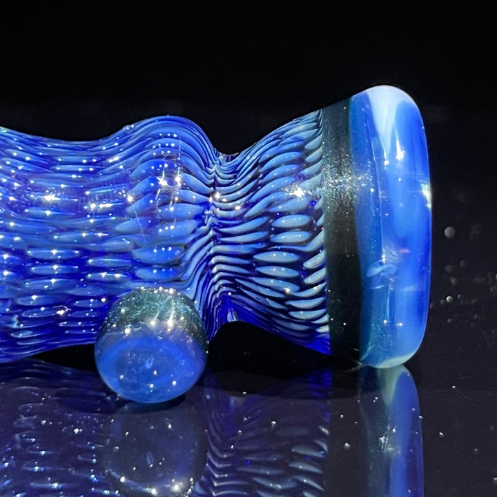 Snakeskin Bat Large Glass Pipe Firekist Glass   