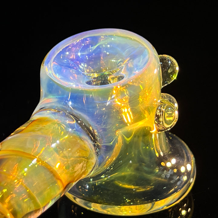 Silver Fumed Hash Hammer Glass Pipe Crondo Glassics   