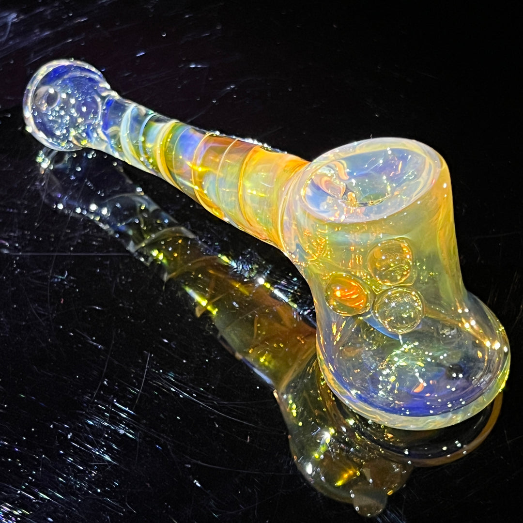 Silver Fumed Hash Hammer Glass Pipe Crondo Glassics   