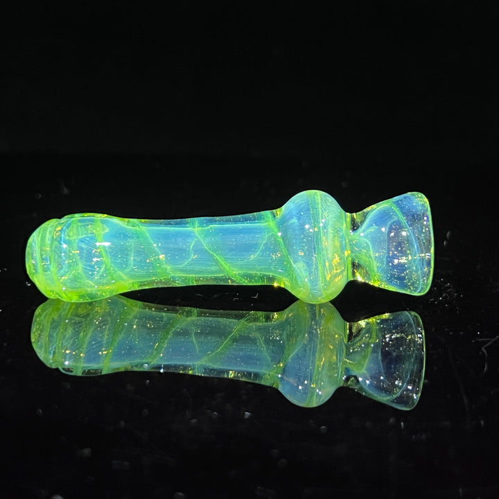 Green Slyme Coil Chillum Glass Pipe Schutz Glass   