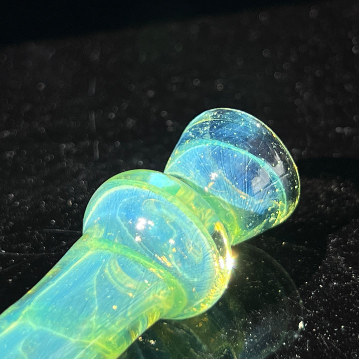 Green Slyme Coil Chillum Glass Pipe Schutz Glass   