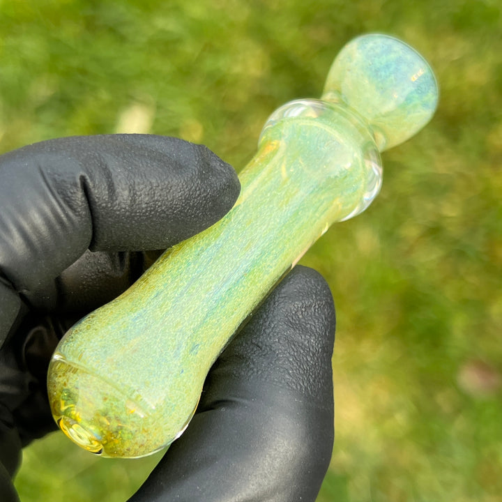 Rainforest Moss Chillum Glass Pipe Schutz Glass   