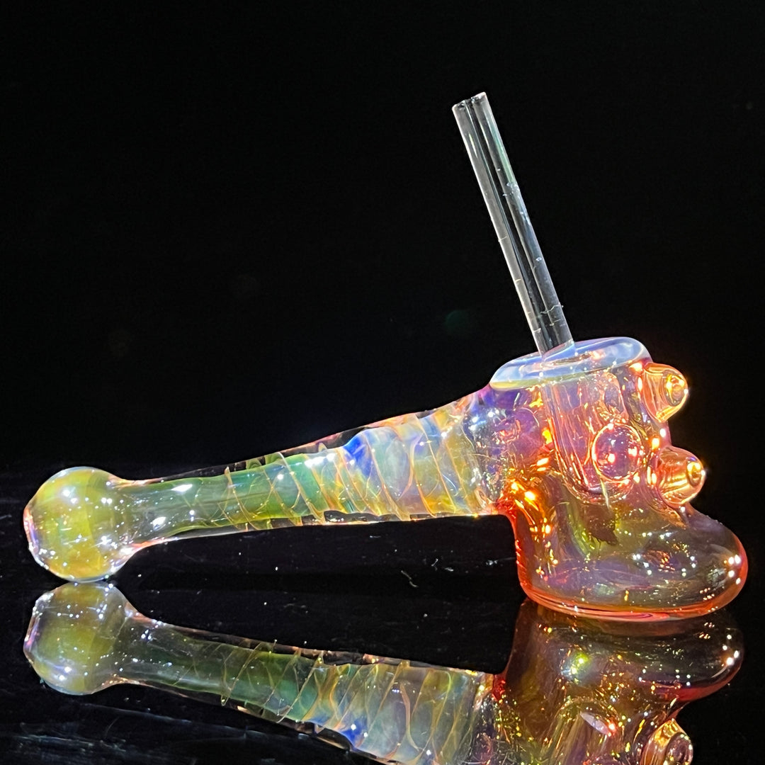 Gold Fumed Hash Hammer Glass Pipe Crondo Glassics   