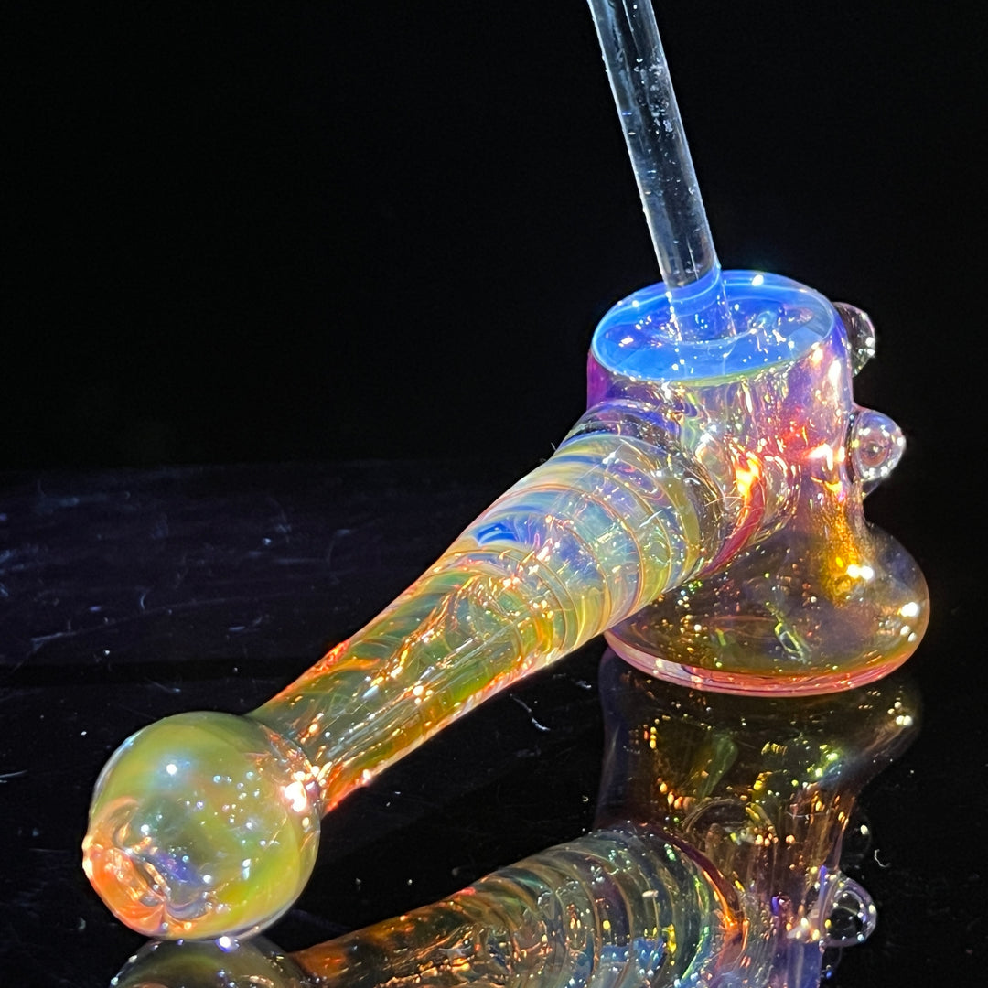 Gold Fumed Hash Hammer Glass Pipe Crondo Glassics   