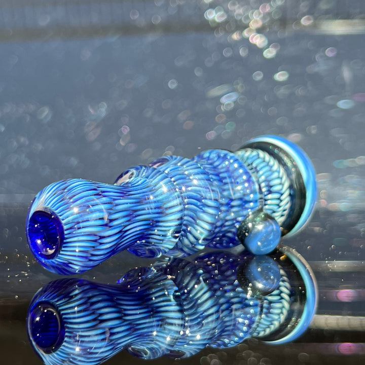 Snakeskin Bat Large Glass Pipe Firekist Glass   