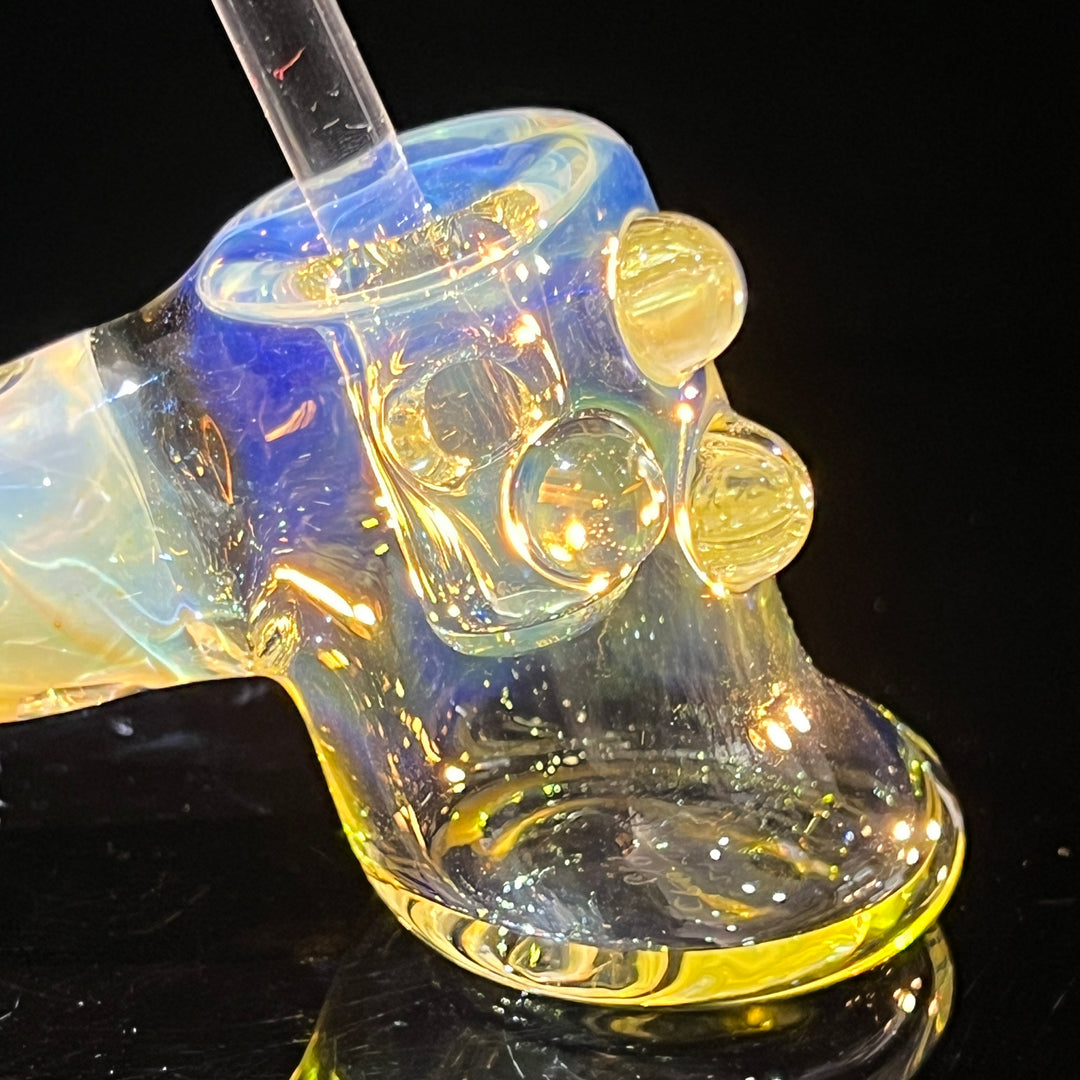 Silver Fumed Hash Hammer Glass Pipe Crondo Glassics   