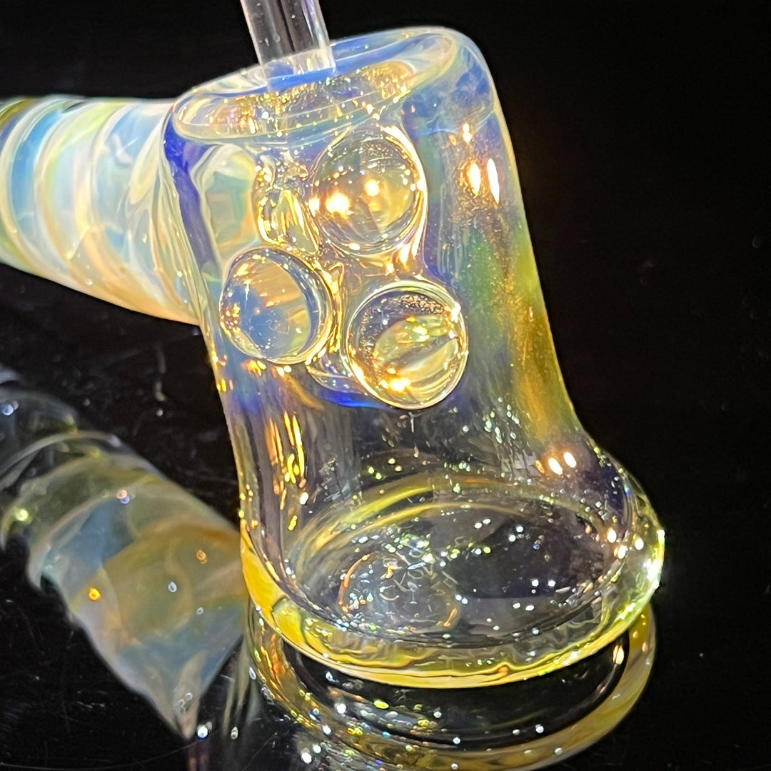 Silver Fumed Hash Hammer Glass Pipe Crondo Glassics   