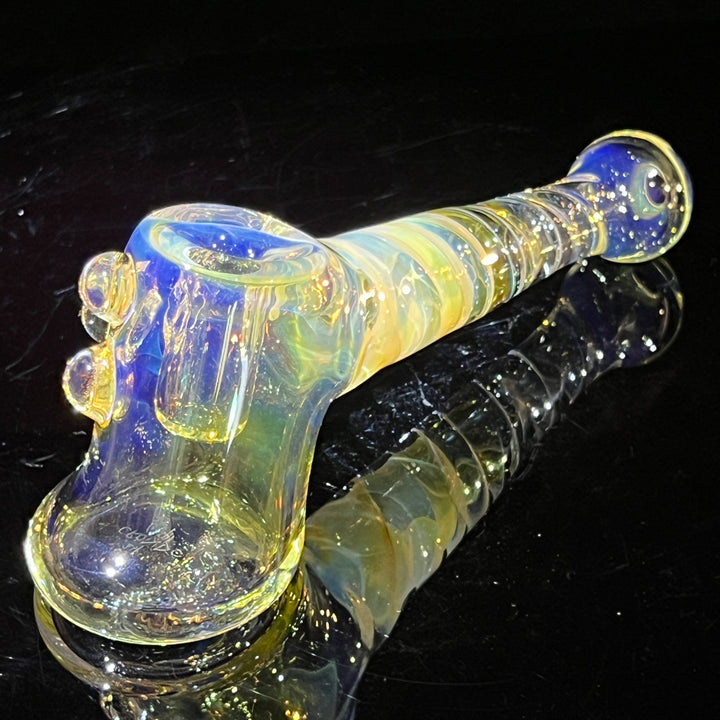 Silver Fumed Hash Hammer Glass Pipe Crondo Glassics   