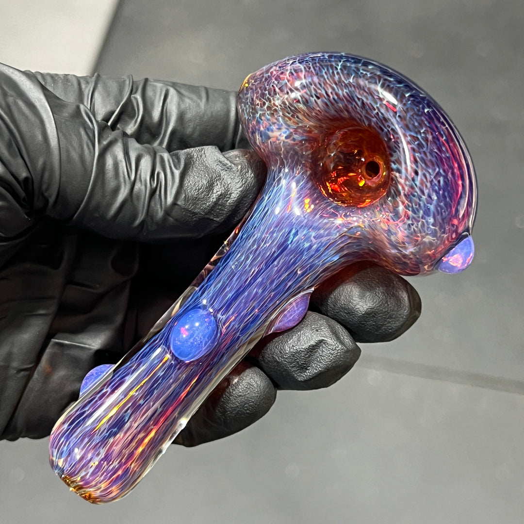 Thick Purple Pipe Glass Pipe Chuck Glass