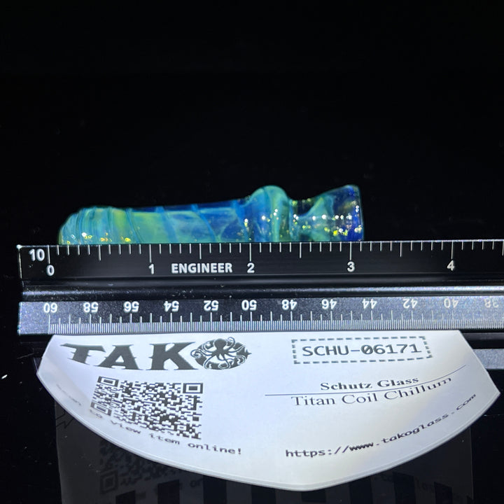 Titan Coil Chillum Glass Pipe Schutz Glass   