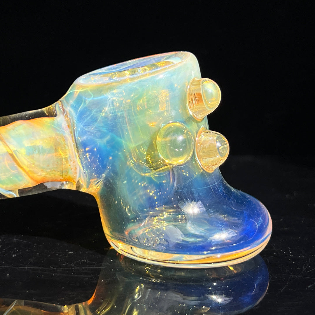 Silver Fumed Hash Hammer Glass Pipe Crondo Glassics   