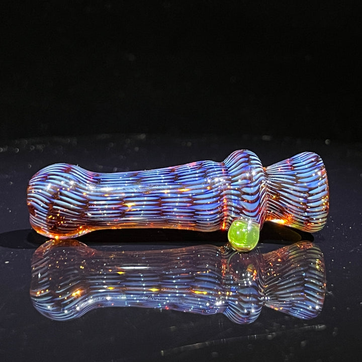 Snakeskin Bat Small Glass Pipe Firekist Glass   