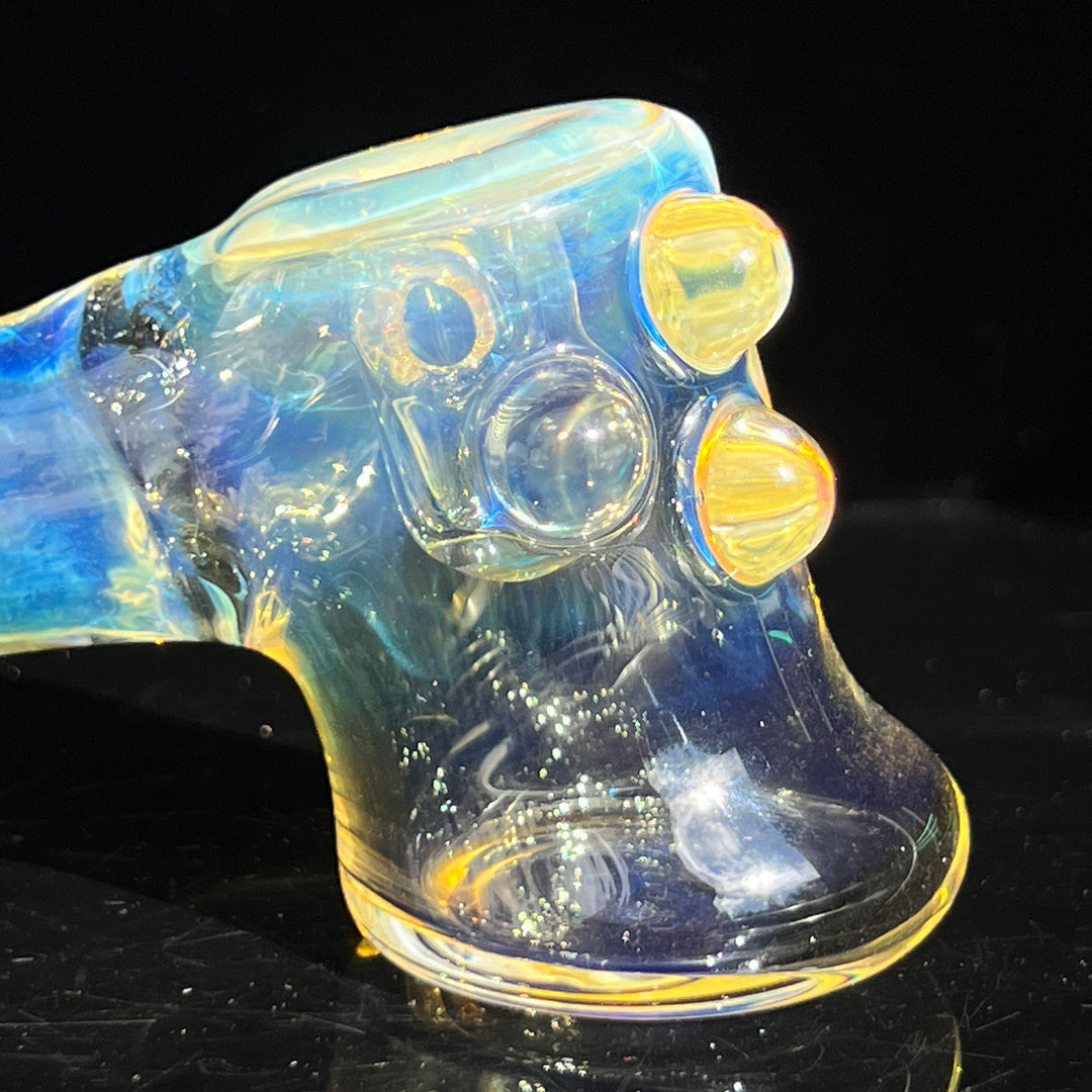 Silver Fumed Hash Hammer Glass Pipe Crondo Glassics   