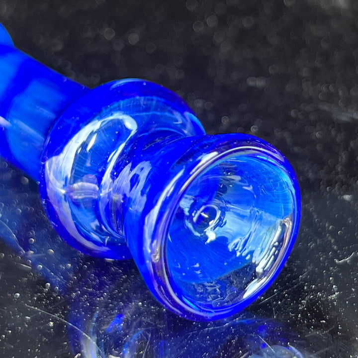 Tahoe Blue Coil Chillum Glass Pipe Schutz Glass   