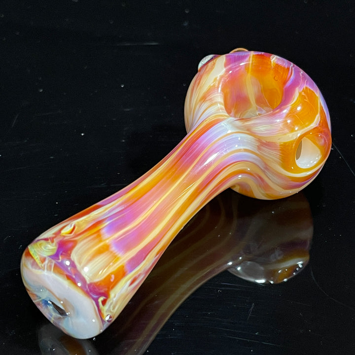 Leftie Purple Streak UV Pipe Glass Pipe Taggart Glass   