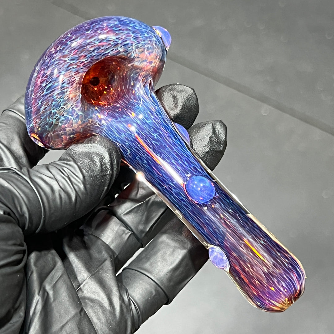 Thick Purple Pipe Glass Pipe Chuck Glass