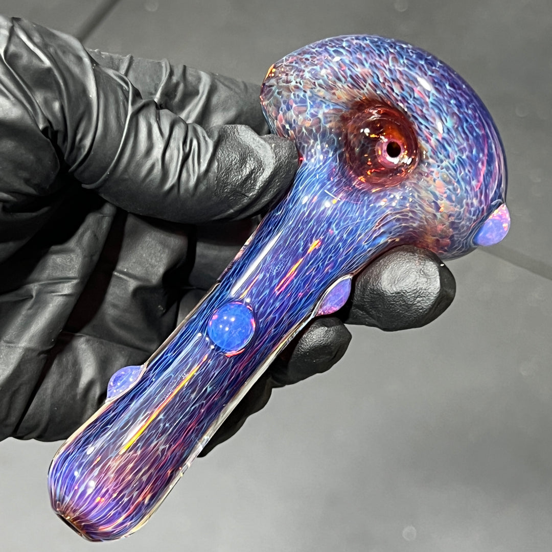 Thick Purple Pipe Glass Pipe Chuck Glass