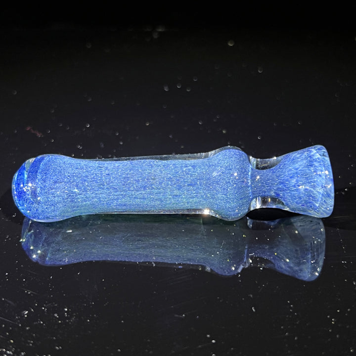 Salish Blue Chillum Glass Pipe Schutz Glass   