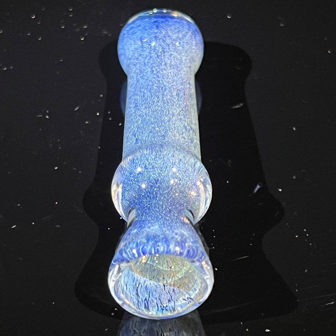 Salish Blue Chillum Glass Pipe Schutz Glass   