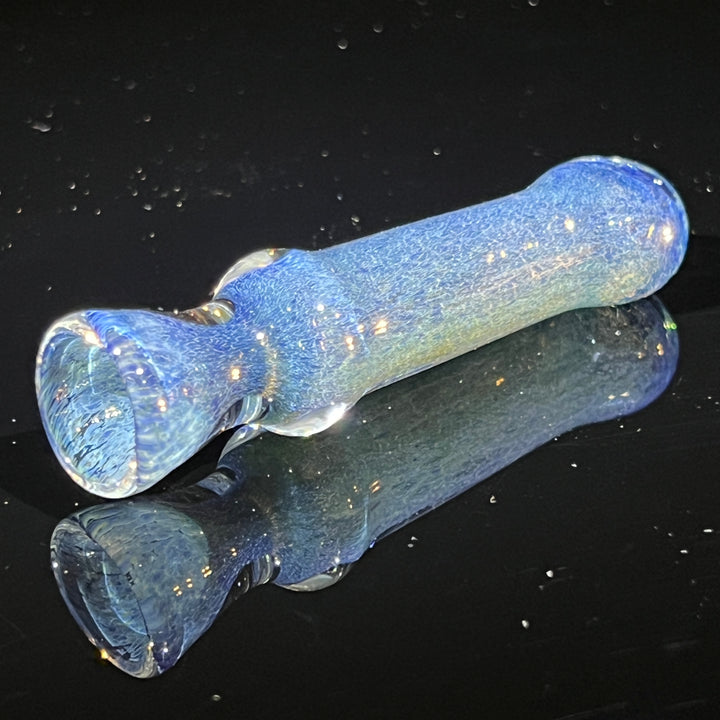 Salish Blue Chillum Glass Pipe Schutz Glass   