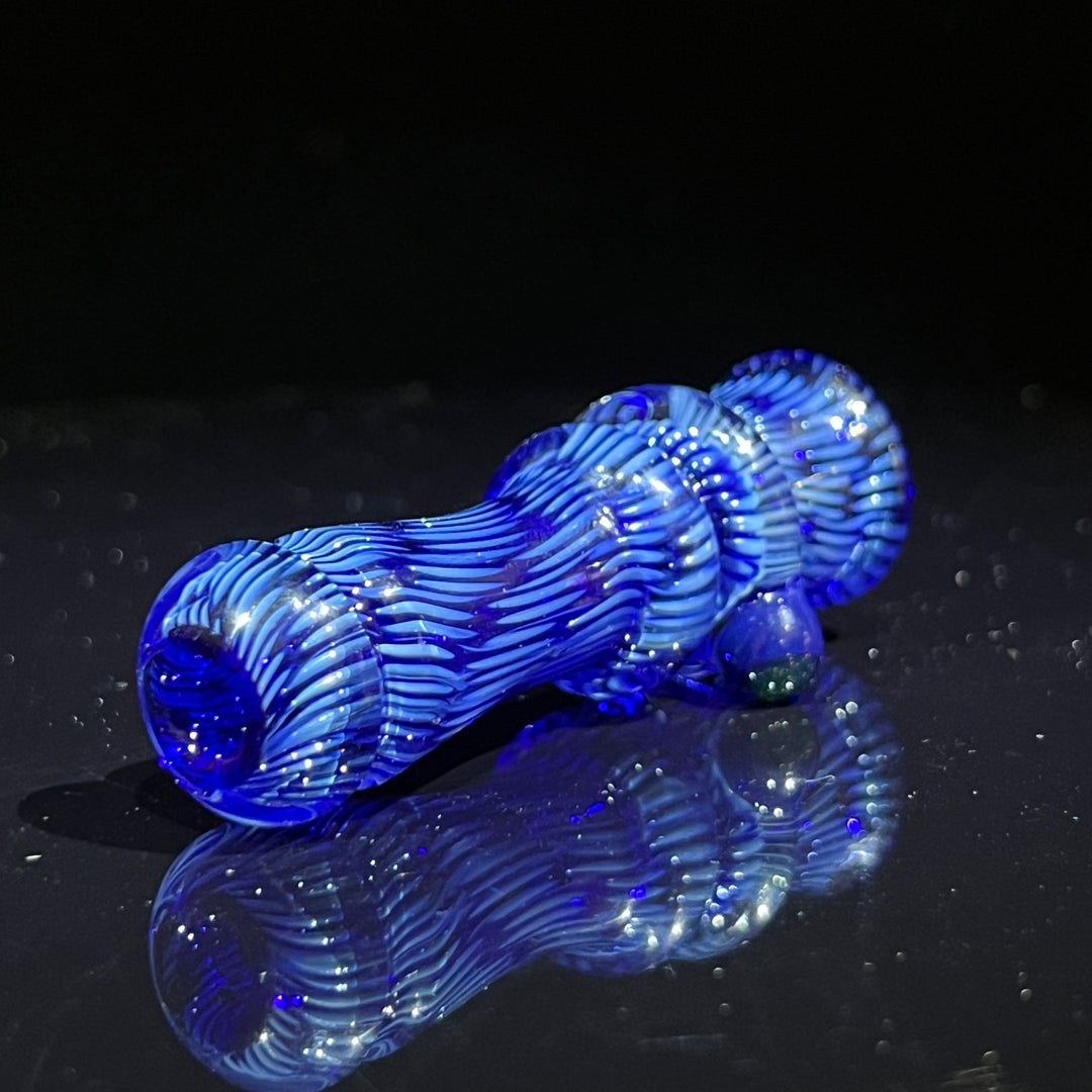 Snakeskin Bat Small Glass Pipe Firekist Glass   