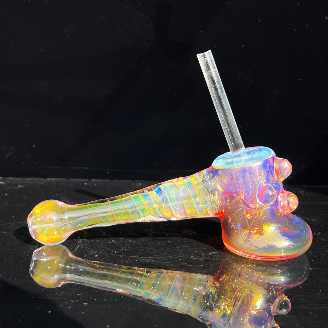 Gold Fumed Hash Hammer Glass Pipe Crondo Glassics   