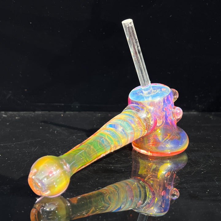 Gold Fumed Hash Hammer Glass Pipe Crondo Glassics   