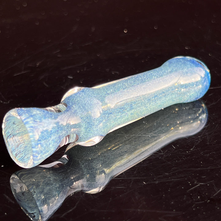 Salish Blue Chillum Glass Pipe Schutz Glass   