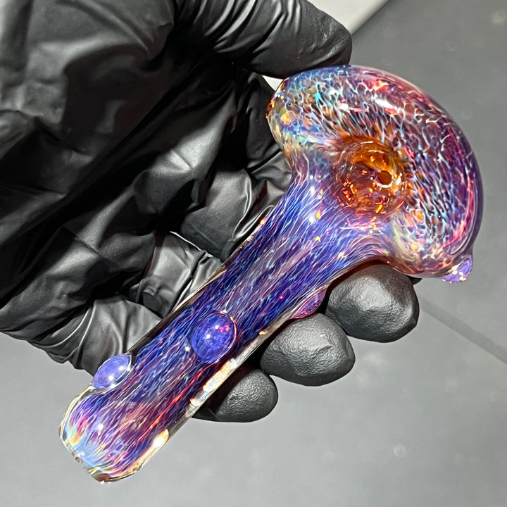 Thick Purple Pipe Glass Pipe Chuck Glass