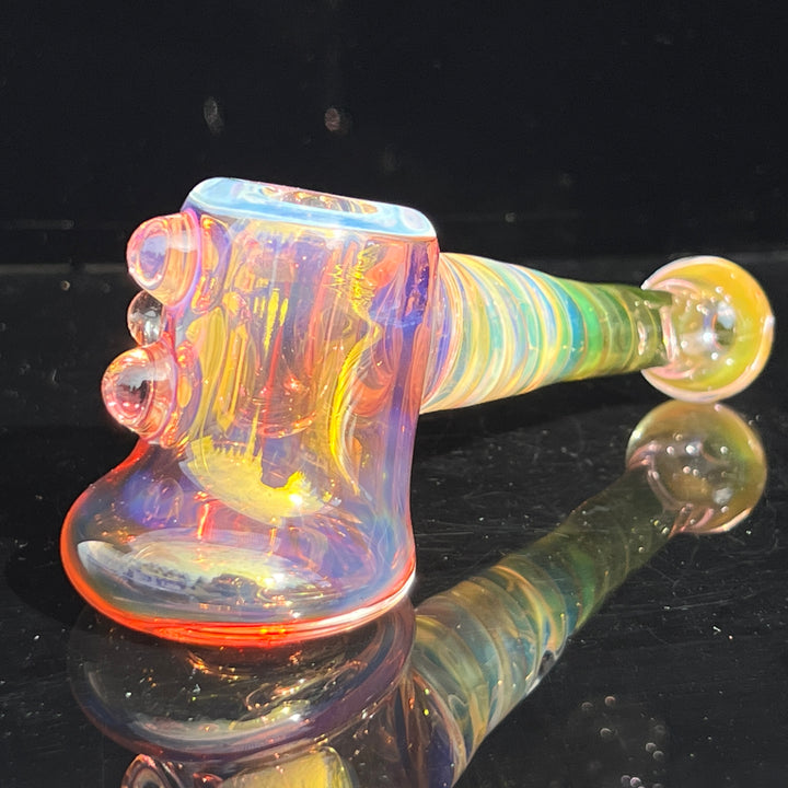 Gold Fumed Hash Hammer Glass Pipe Crondo Glassics   