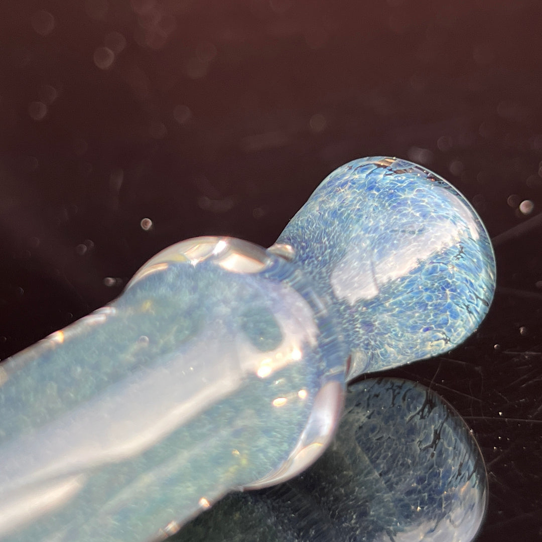 Salish Blue Chillum Glass Pipe Schutz Glass   