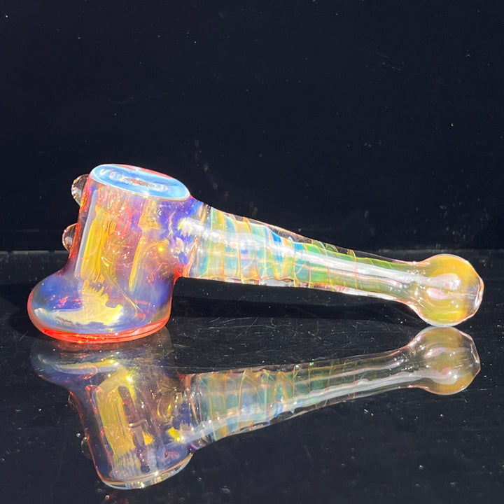 Gold Fumed Hash Hammer Glass Pipe Crondo Glassics   